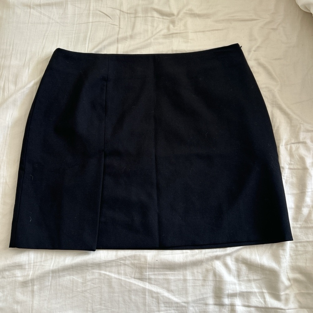 AMI Paris Classic Black Mini Skirt, 42